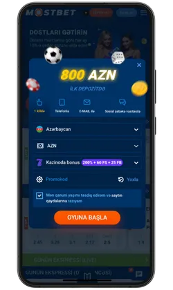 Mobil Tətbiqdə İlkin Depozit Bonusu