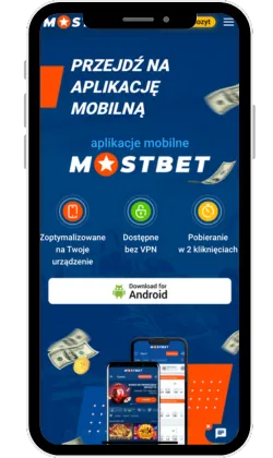 Strona pobierania aplikacji Mostbet