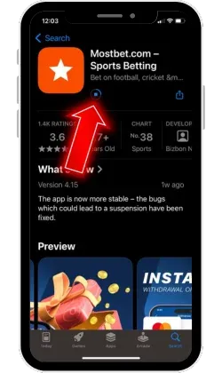 Mostbet app iOS