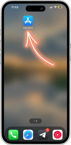 iPhone və iPad-də App Store ikonasına toxunun