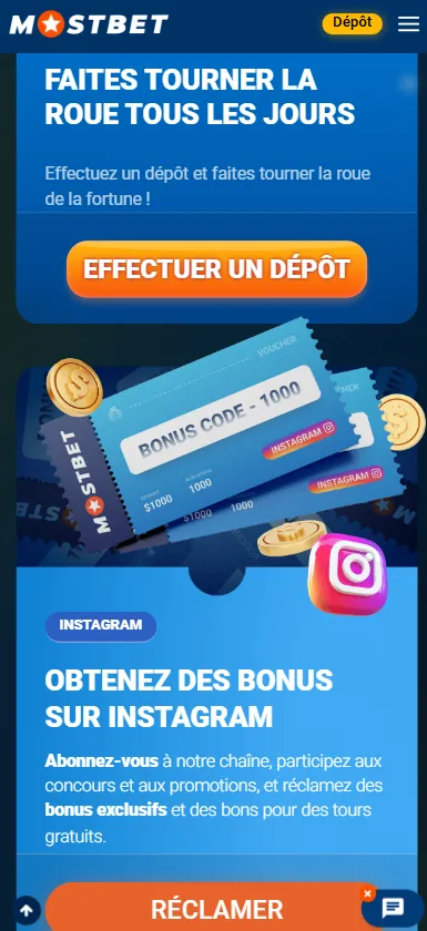 Promotions et bonus gratuits