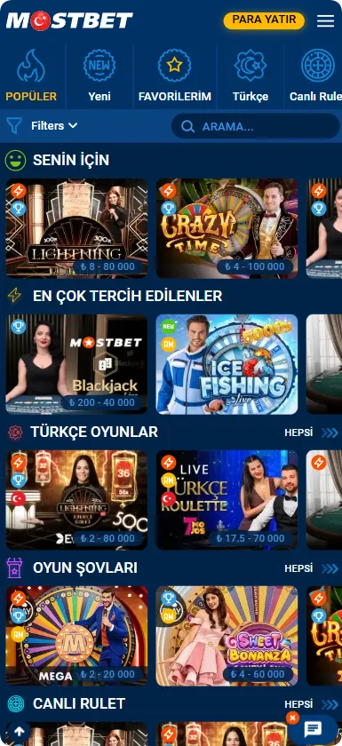 Gerçek Zamanlı Krupiyeli Oyunlar