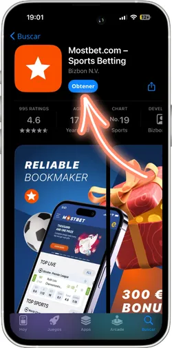 Descargar aplicación Mostbet para iOS