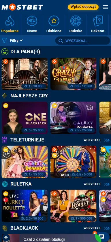 Kasyno na żywo