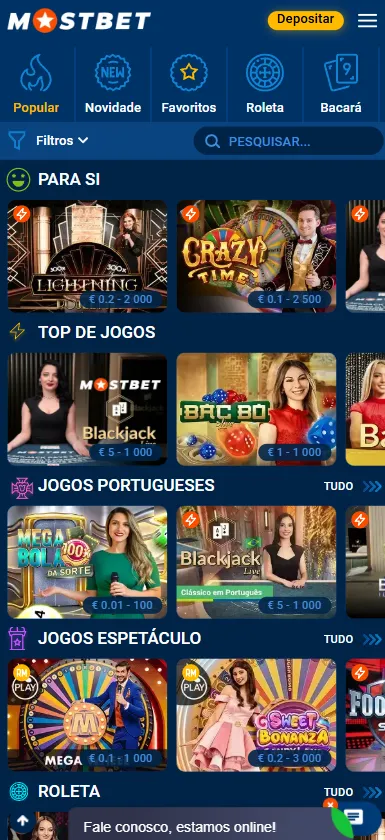 Mesa de dealer em tempo real