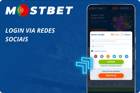 Login Mostbet via Redes Sociais