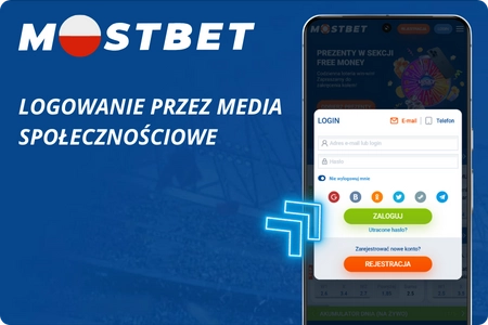 Logowanie Mostbet przez media społecznościowe