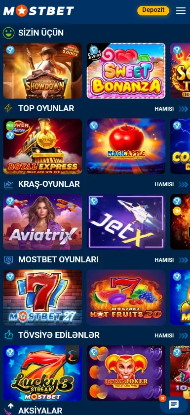 Kazino Slotları Səhifəsi