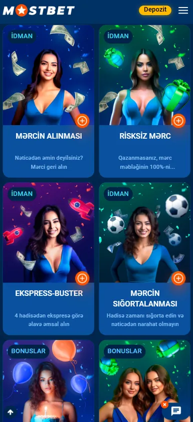 Promosyonlar və Bonuslar Səhifəsi