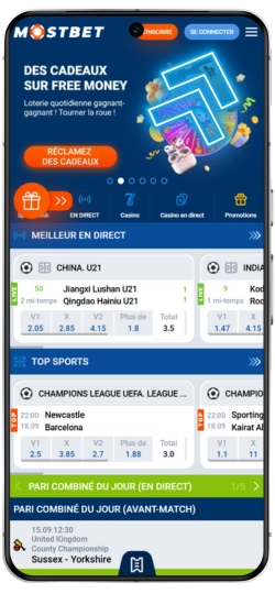Connexion Mostbet