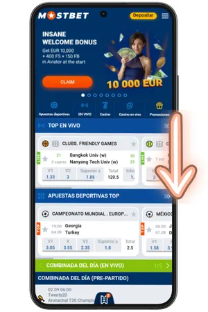 Abrir Mostbet sitio web oficial