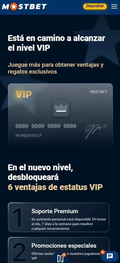 Página del programa de fidelización