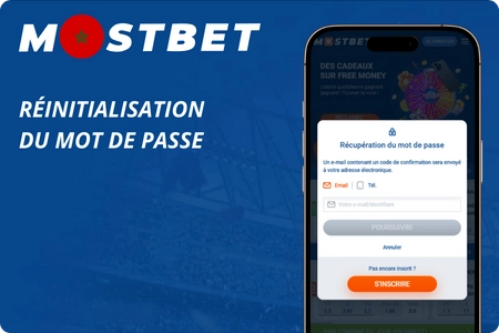 Réinitialisation du mot de passe Mostbet